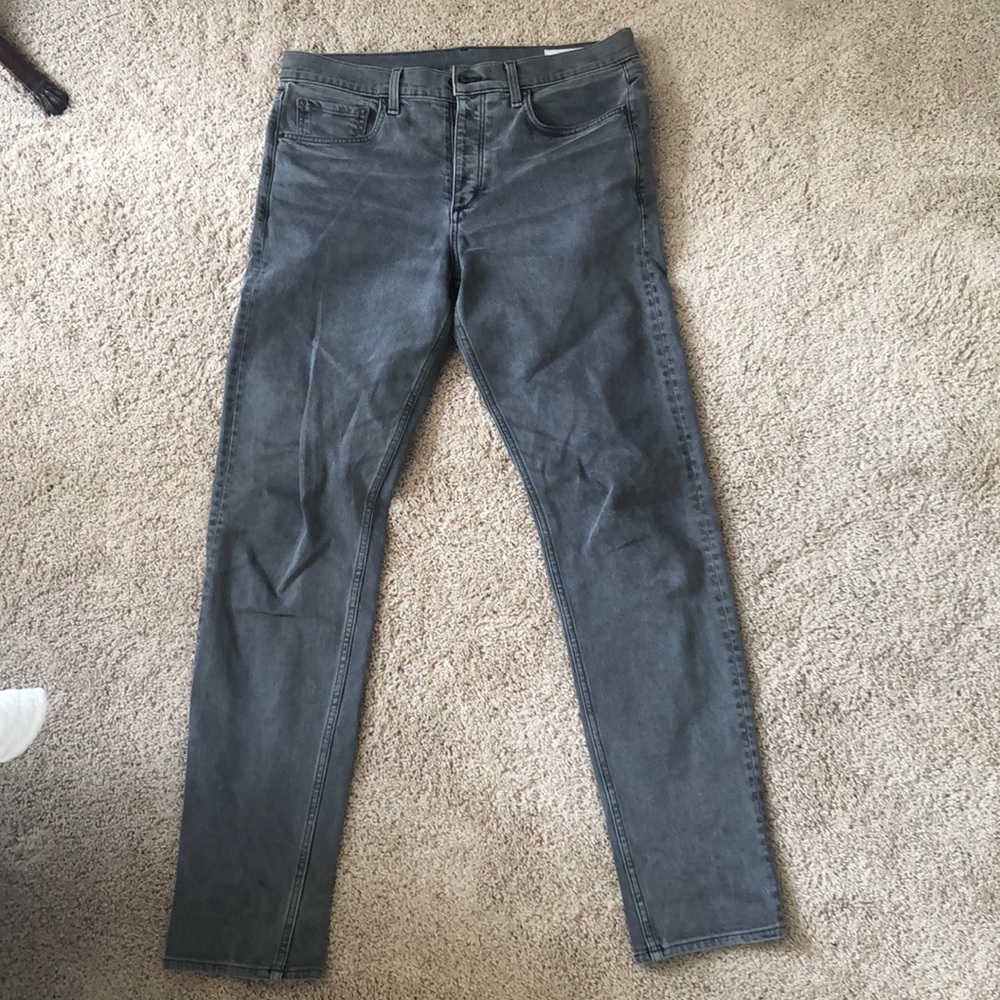 rag & bone Men’s Fit 2 gray jeans (33)